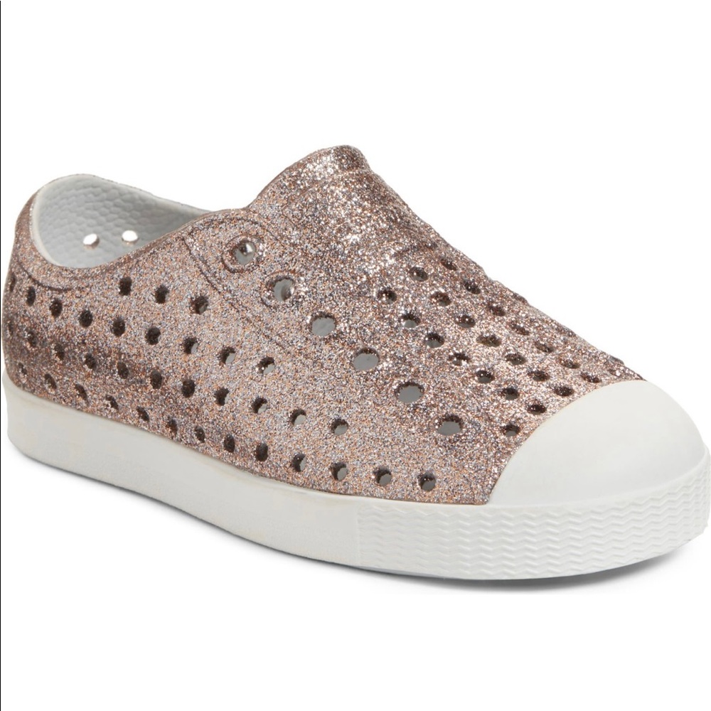 Native Shoes Jefferson Bling Glitter Slip on